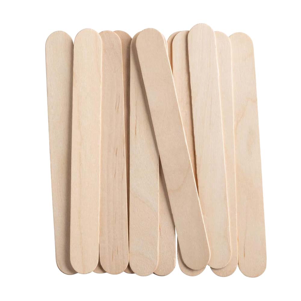 50pcs 11.4cm Tongkat Kayu Alam - Art Craft Jumbo ulasan dan harga