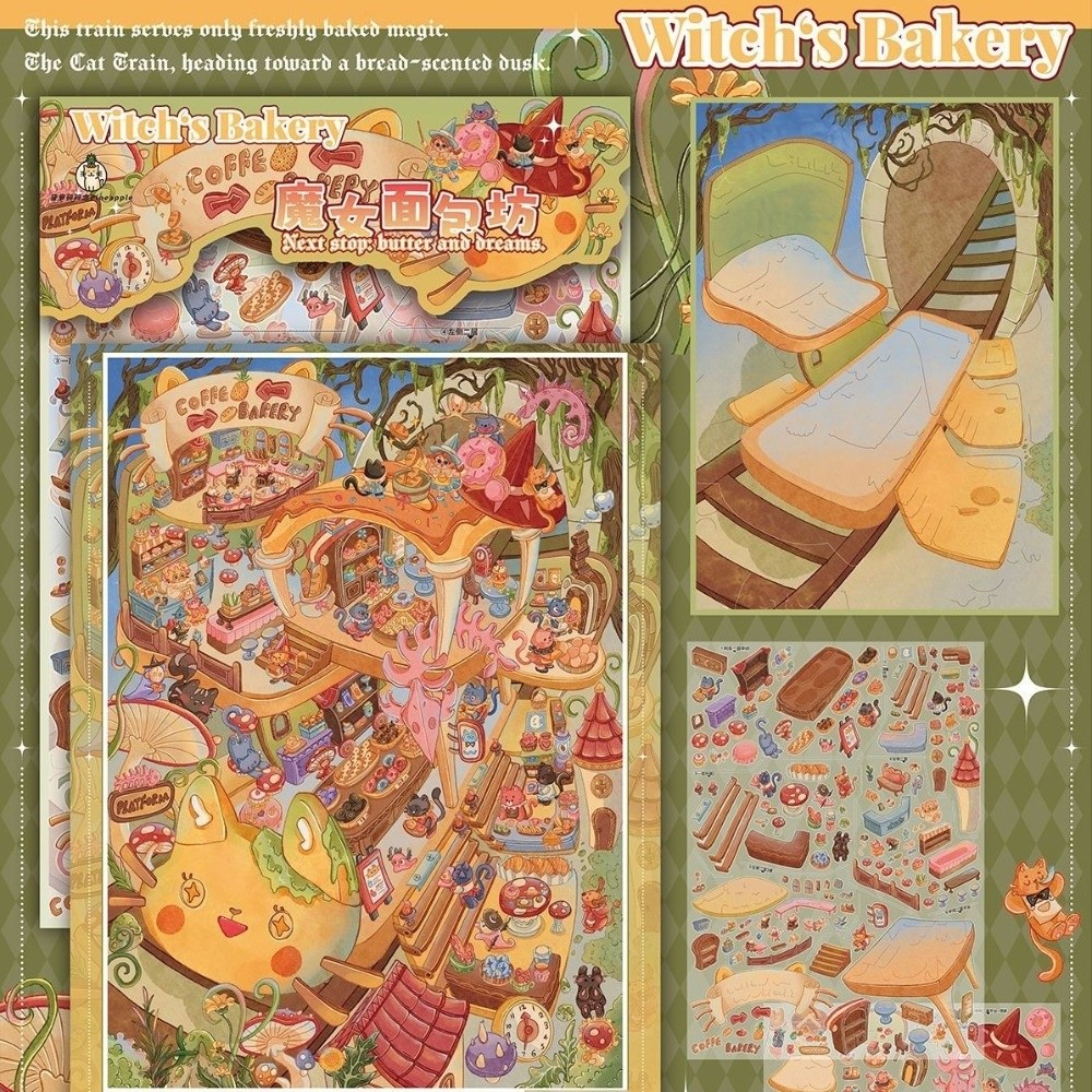 Stiker Scrapbook PET 3.0, Stik - Art Craft Bakery ulasan dan harga