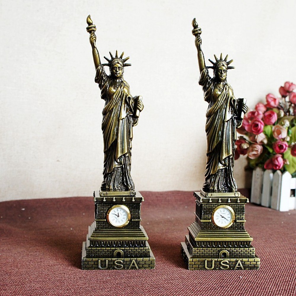 Patung Liberty Logam Vintage,  - Unique Art Craft ulasan dan harga