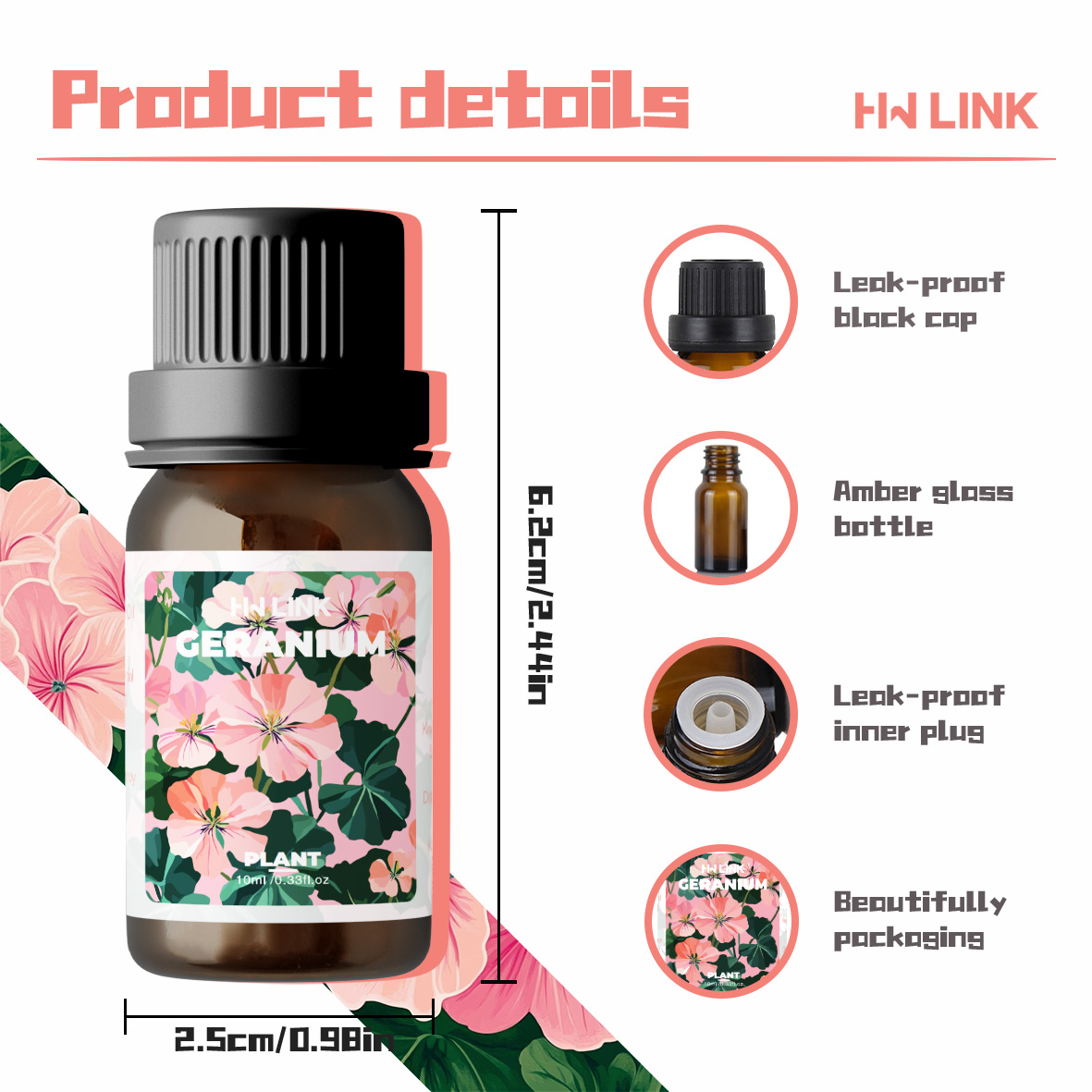 Minyak Wangi Geranium 10ml Min - Art Craft Things ulasan dan harga