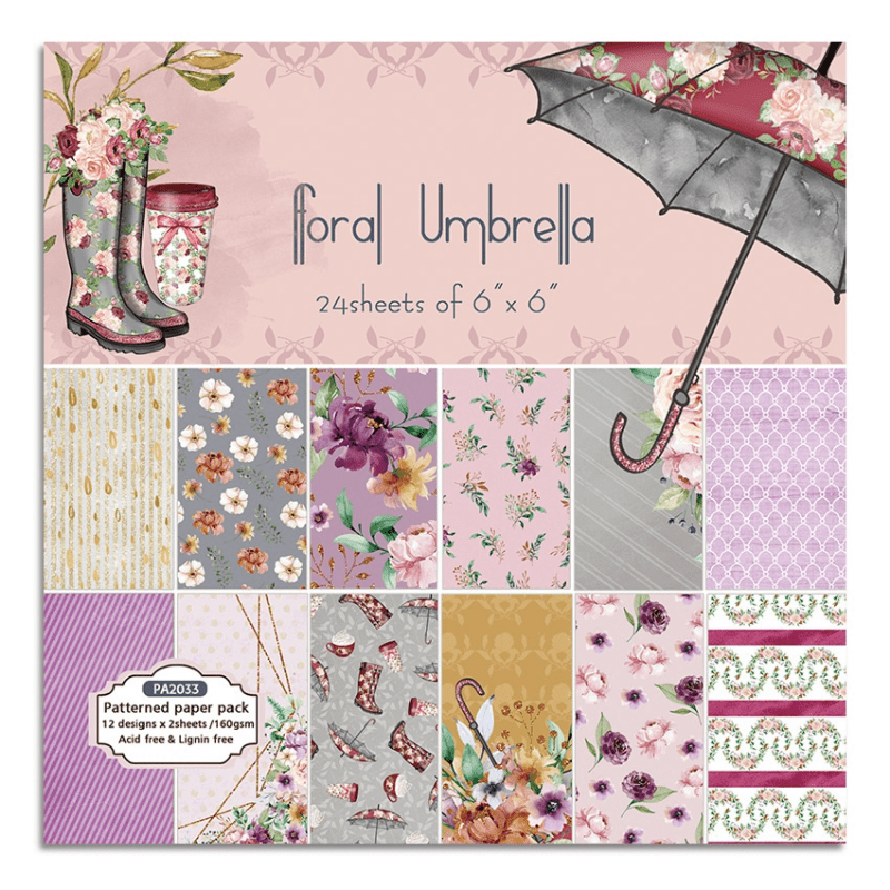 24 Lembar/Paket Kertas Kerajin - Art Craft Umbrella ulasan dan harga