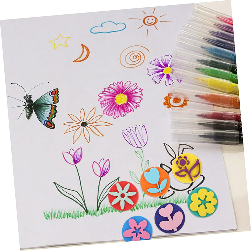 6 buah/kantong stempel busa un - Art Craft For 3 Year Old ulasan dan harga