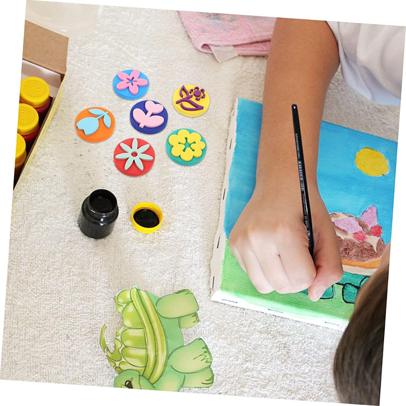 6 buah/kantong stempel busa un - Art Craft For 3 Year Old ulasan dan harga