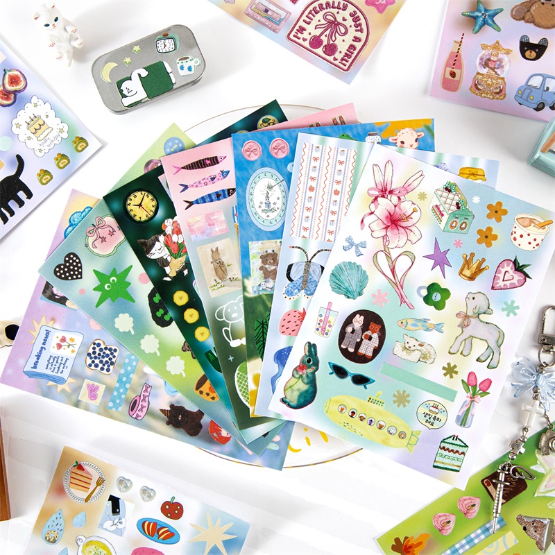 TIANZI 24 Lembar Stiker Die Cu - Art Craft For 3 Year Old ulasan dan harga