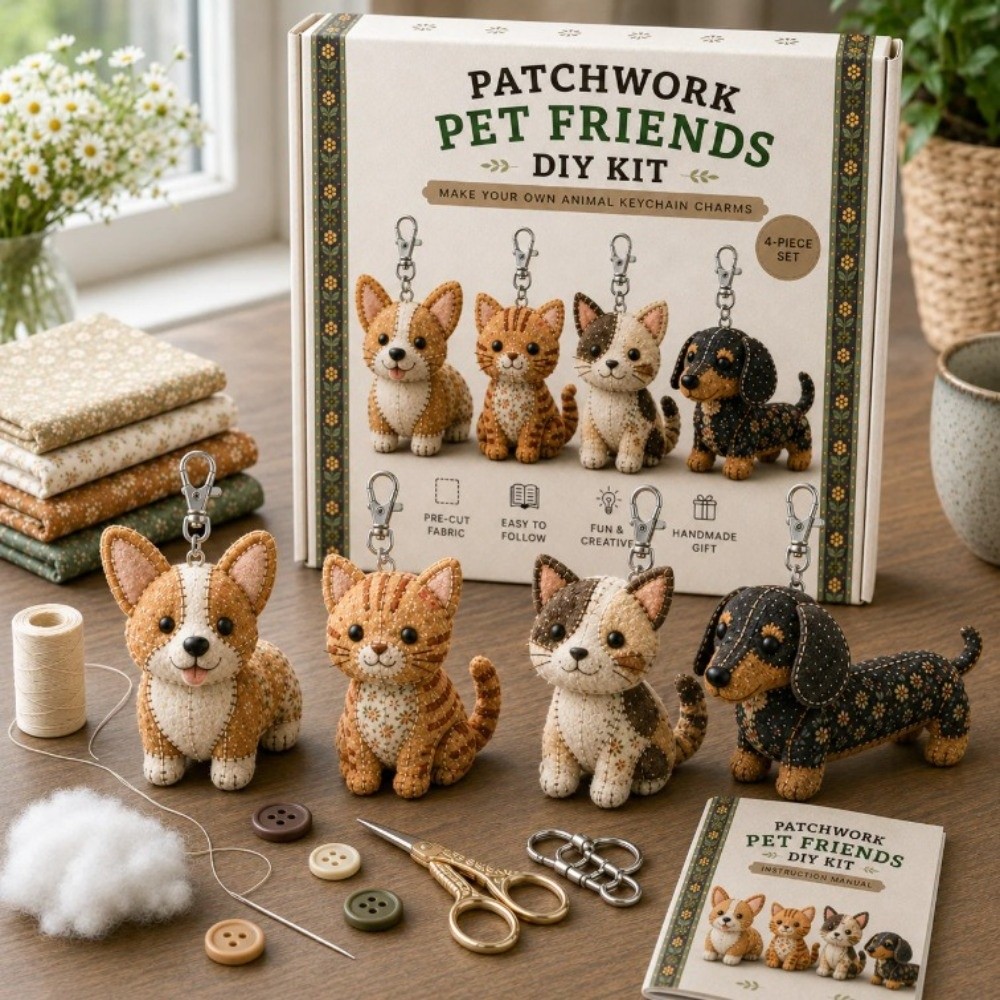 Kit Jahit DIY Kain Felt 3D Pre - Unique Art Craft ulasan dan harga
