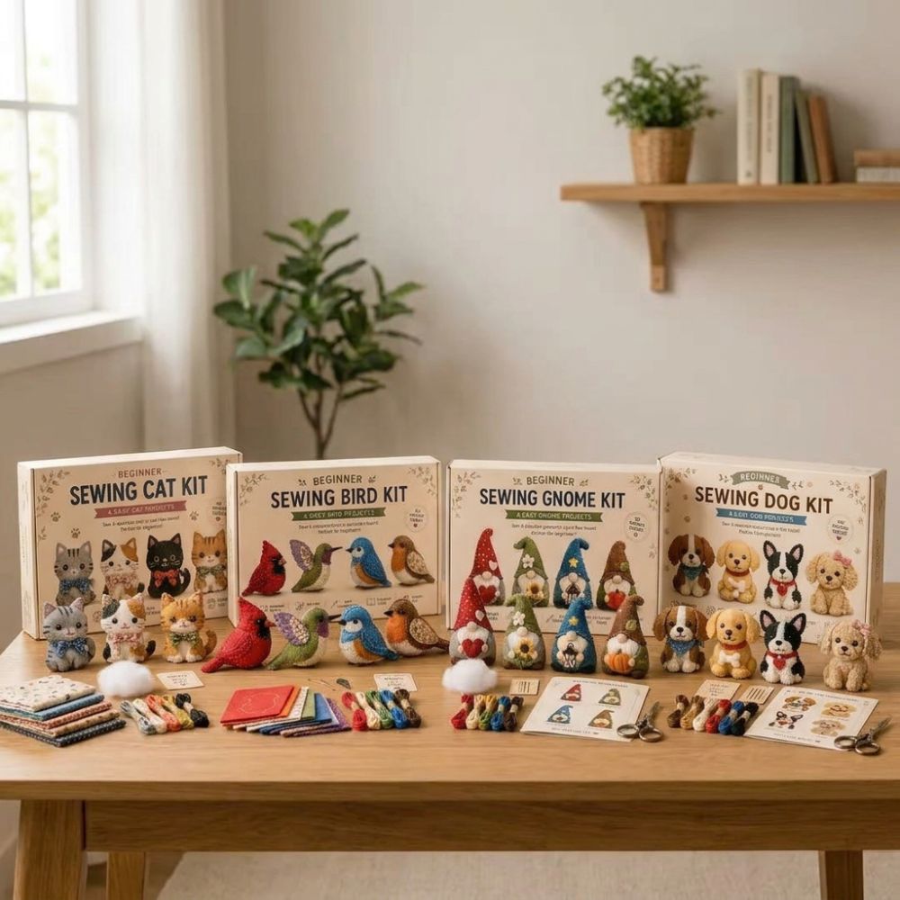 Kit Jahit DIY Kain Felt 3D Pre - Unique Art Craft ulasan dan harga