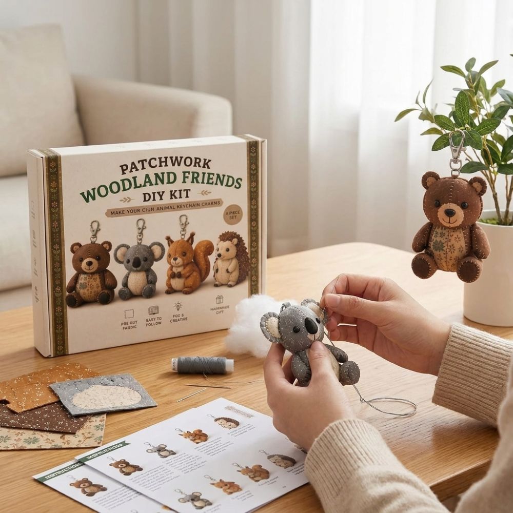 Kit Jahit DIY Kain Felt 3D Pre - Unique Art Craft ulasan dan harga