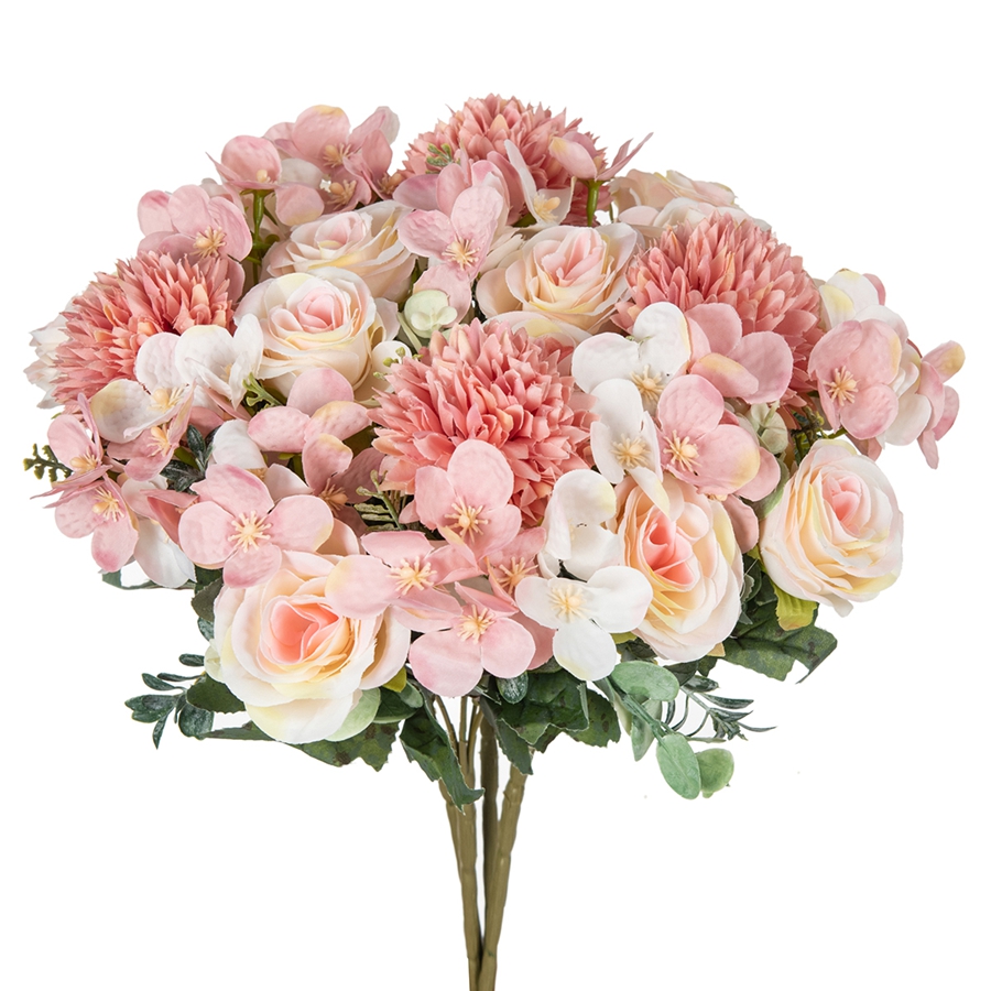 1/4 Buah Bunga Buatan Mawar Kr - Art Craft Vase ulasan dan harga