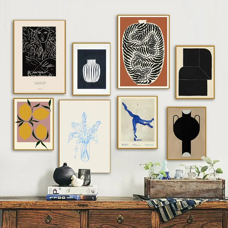 Poster Seni Dinding Geometris  - Art Craft Vase ulasan dan harga