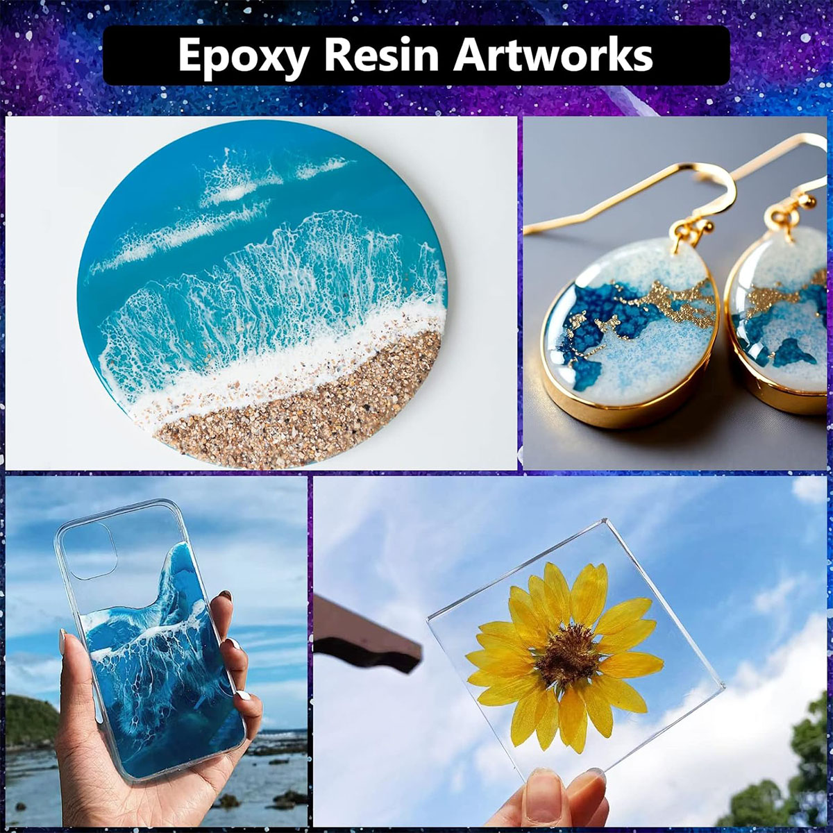 1000ml Kit Resin Epoksi Krista - The Art And Craft Of Jewelry ulasan dan harga