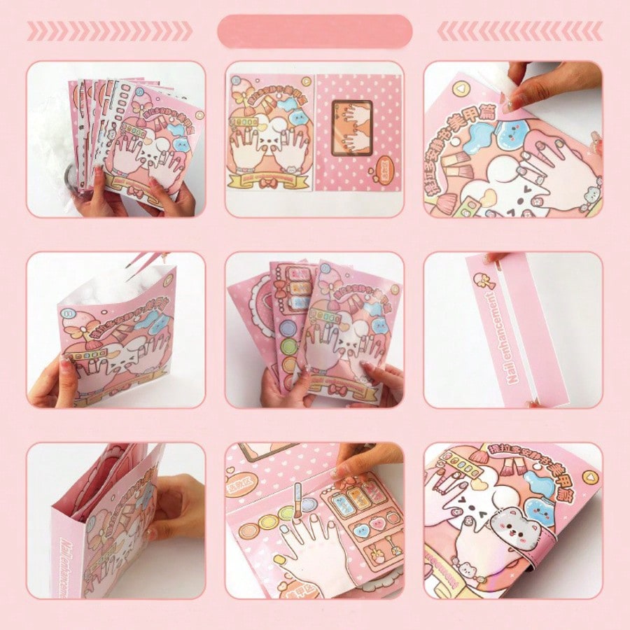 Buku Stiker Salon Kuku DIY Ana - Art Craft For 3 Year Old ulasan dan harga