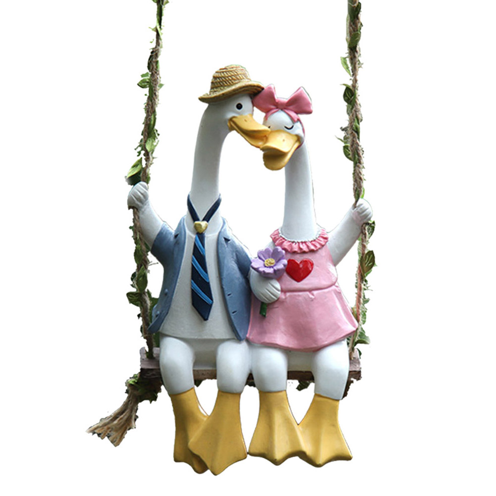 Patung Bebek Goyang Berpasanga - Art Craft Duck ulasan dan harga