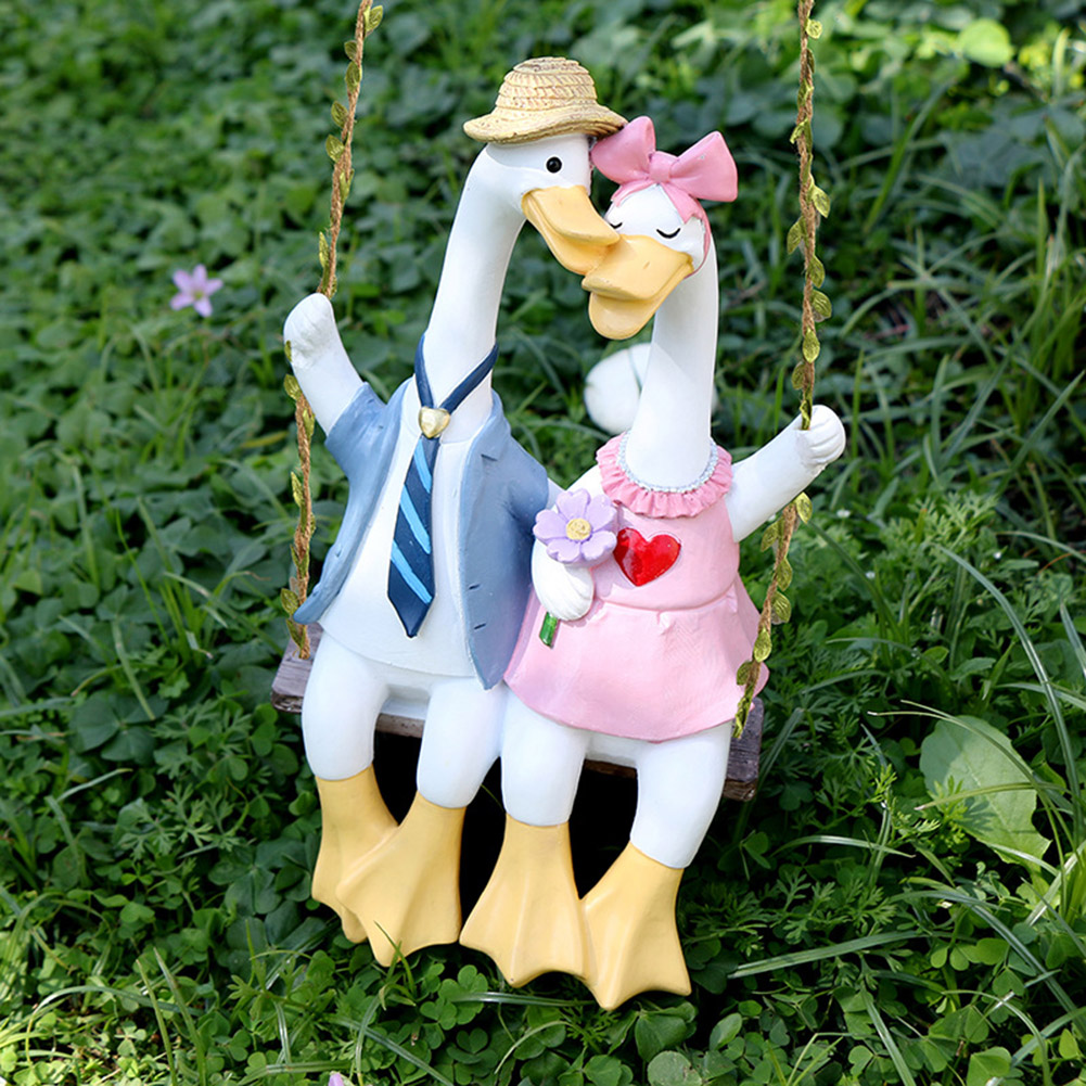 Patung Bebek Goyang Berpasanga - Art Craft Duck ulasan dan harga