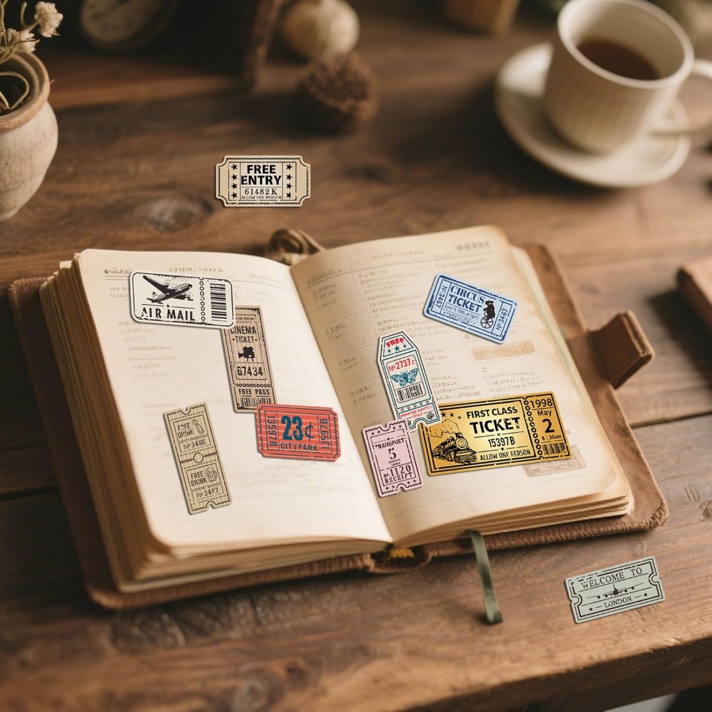 Stempel Bening Tiket Antik unt - Rubber Stamp Blank ulasan dan harga
