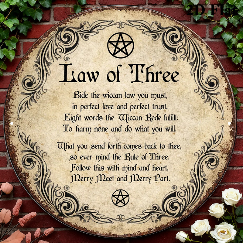 CIFBUY Vintage Wicca Triple Go - Art & Craft Hari Raya ulasan dan harga